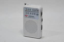 AudioComm RAD-P2227S-W  FM/AM 2BAND RADIO