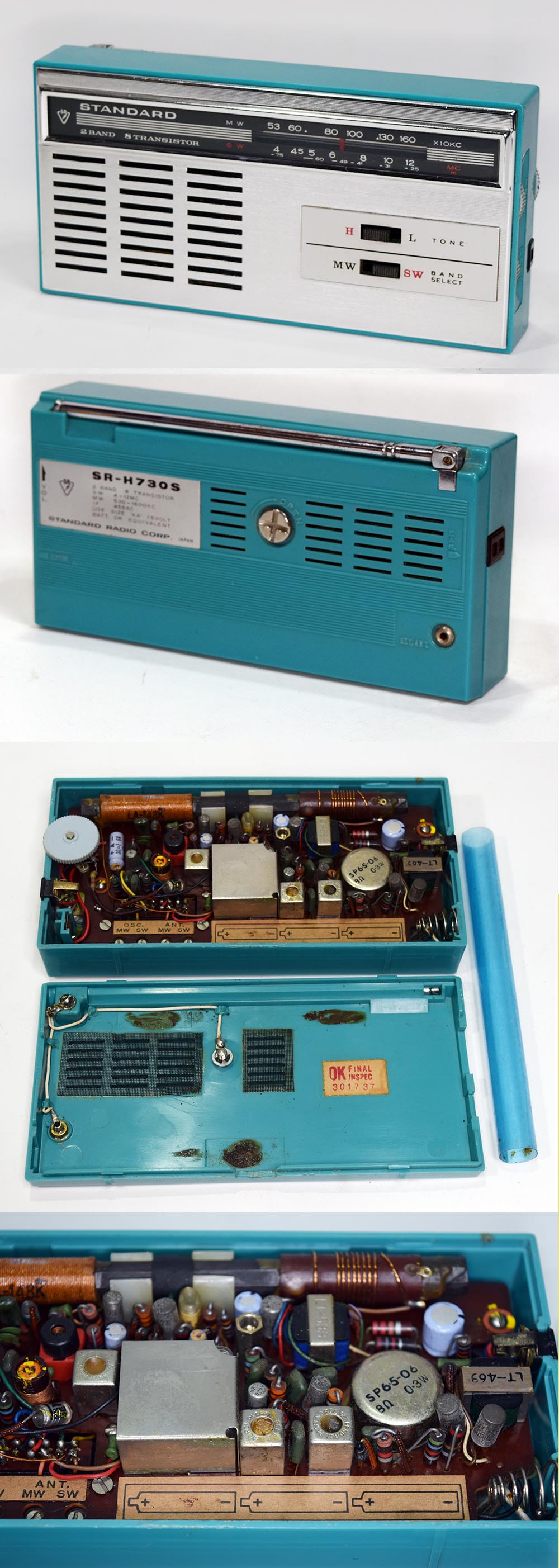 STANDARD MODEL SR-H730S SW/MW 2BAND RADIO