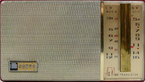 SANYO MODEL 7S-P5 MW/SW RADIO
