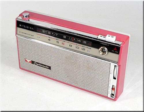 MITSUBISHI MODEL 8X-336 MW/SW 2BAND RADIO