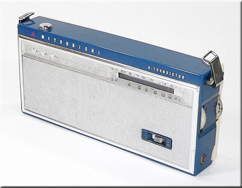 MITSUBISHI MODEL 8X-626 BC/SW 2BAND RADIO