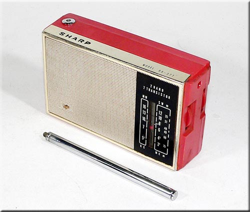 SHARP MODEL BX-377 MW/SW 2BAND RADIO
