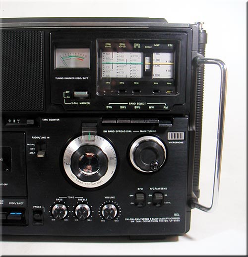 SONY CF-5950 SW1,SW2,SW3/FM/MW 5BAND CASSETTE-CORDER