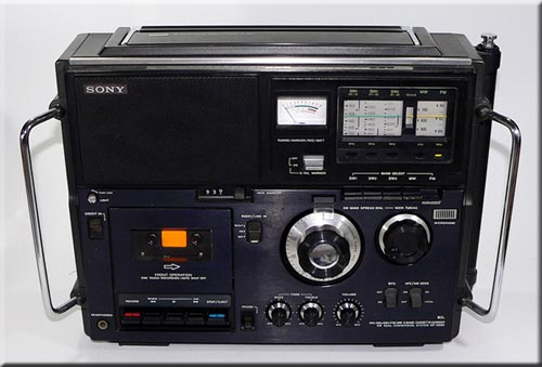 SONY CF-5950 SW1,SW2,SW3/FM/MW 5BAND CASSETTE-CORDER