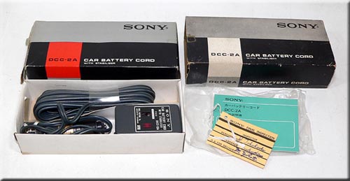 SONY MODEL DCC-2A CAR BATTERY CORD