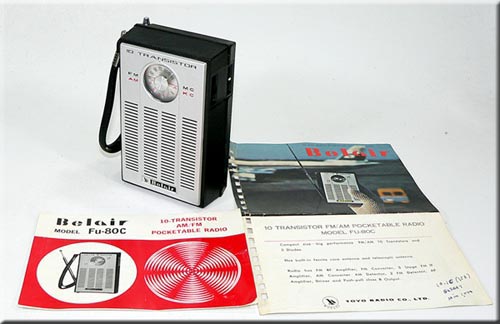 Belair MODEL Fu-80C AM/FM 2BAND RADIO