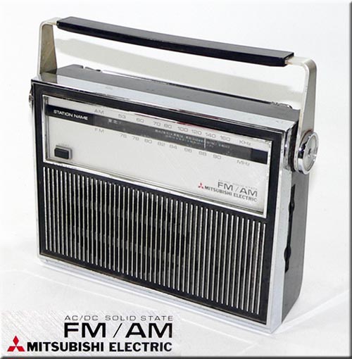 MITSUBISHI MODEL FX-300 AM/FM 2BAND RADIO