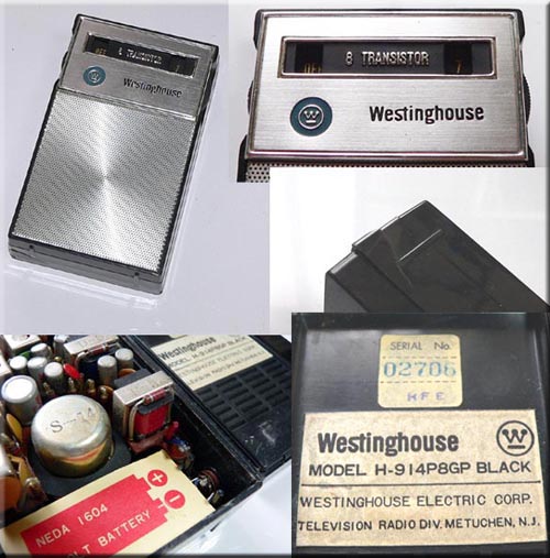 Westinghouse MODEL H-914P8GP AM RADIO