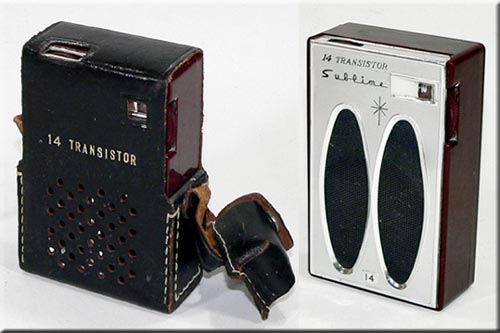 SubLime 14 TRANSISTOR MODEL HT-1451 MW RADIO