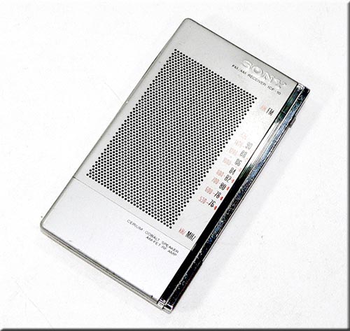 SONY MODEL ICF-10 FM/AM 2BAND RADIO