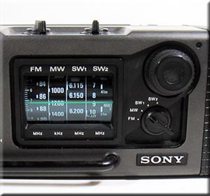 SONY Skysensor 6000 (ICF-6000) FM/MW/SW1/SW2 4BAND RADIO