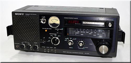 SONY MODEL ICF-6700 FM/MW/SW1/SW2/SW3 5BAND RADIO