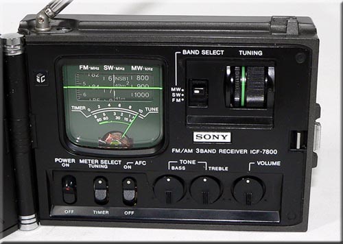 SONY MODEL ICF-7800 FM/AM/SW 3BAND RADIO