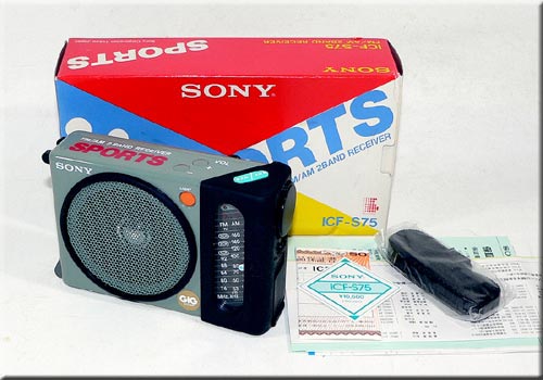 SONY MODEL ICF-S75 FM/AM 2BAND RADIO