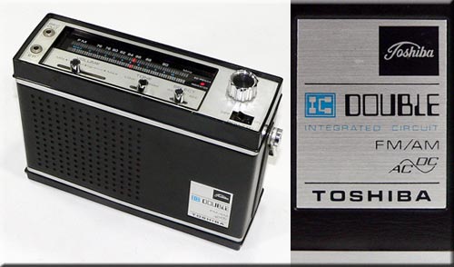 TOSHIBA GT-RADIO MODEL ICM-886F FM/AM 2BAND RADIO
