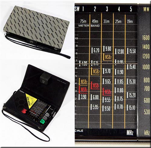 SONY MODEL ICR-4800 MW/SW1-5 6BAND RADIO