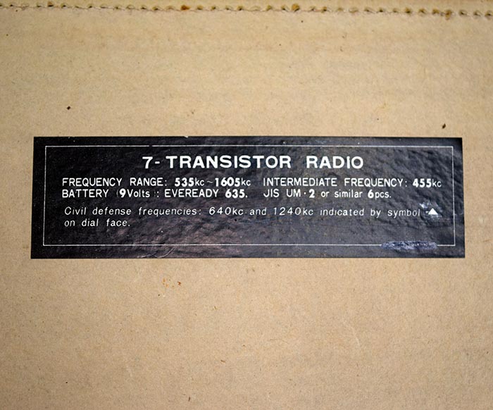 TOPPS INTERNATIONAL iTi 7TR RADIO 