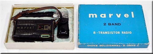 marvel MODEL 8MS-17 MW/SW 2BAND RADIO