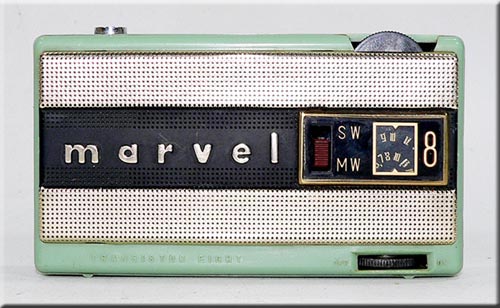 marvel MODEL 8MS-17 MW/SW 2BAND RADIO