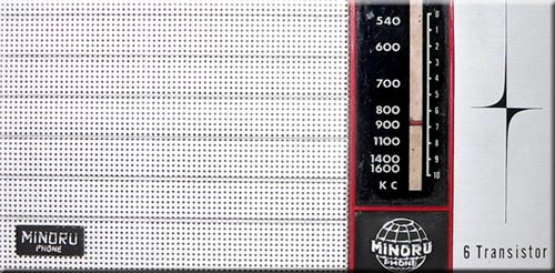 MINORU PHONE MODEL MO-6 AM RADIO