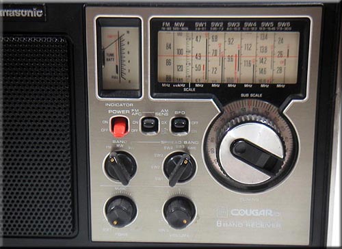 National COUGAR 101 (RF-1010) 8BAND RECEIVER