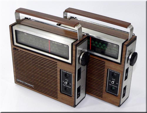 動作品】NATIONAL PANASONIC RF-700D FM/AM 2バンド ラジオ 昭和