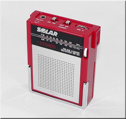 Kyocela SOLAR STEREO-RECEIVER RP-101 AM/FM 2BAND RADIO