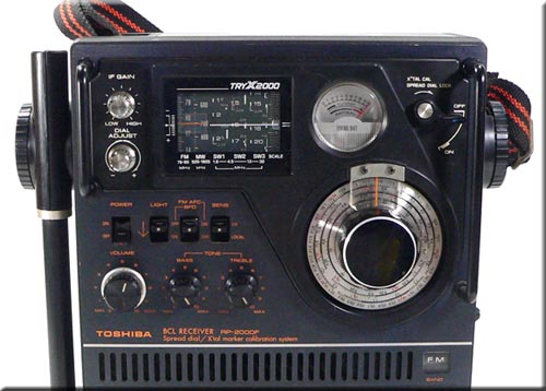 TOSHIBA TRYX2000 (RP-2000F) FM/WM/SW1-3 5BAND RADIO