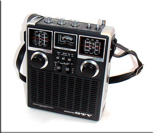 TOSHIBA SOUND750 GTV(MODEL RP-770F) 5BAND RADIO