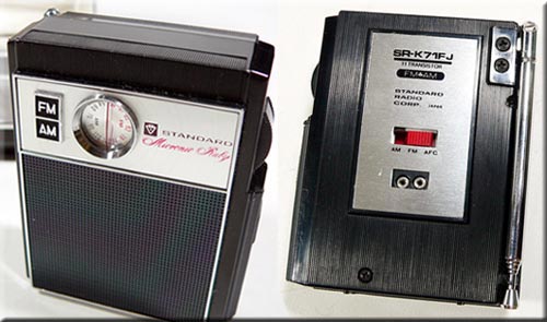 STANDARD MODEL SR-K71FJ FM/AM 2BAND RADIO
