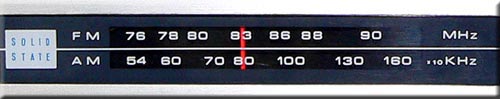 STANDARD MODEL SR-RJ520FJ FM/AM 2BAND RADIO