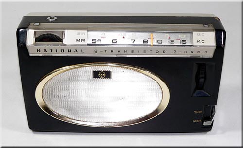 NATIONAL MODEL T-26 MW/SW 2BAND RADIO