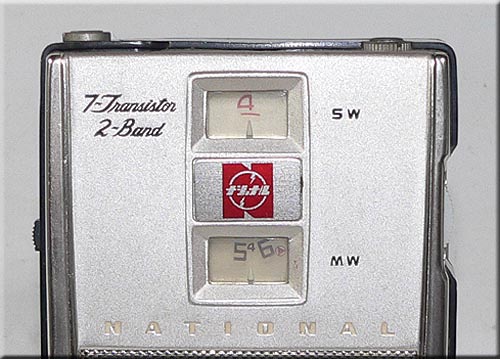 NATIONAL MODEL T-21 MW/SW 2BAND RADIO 