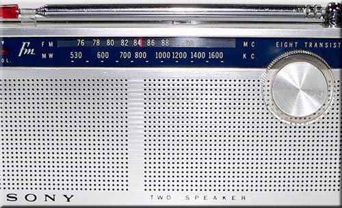 SONY MODEL TFM-834 FM/MW 2BAND RADIO