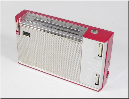 HITACHI MODEL WH-829 BC/SW 2BAND RADIO