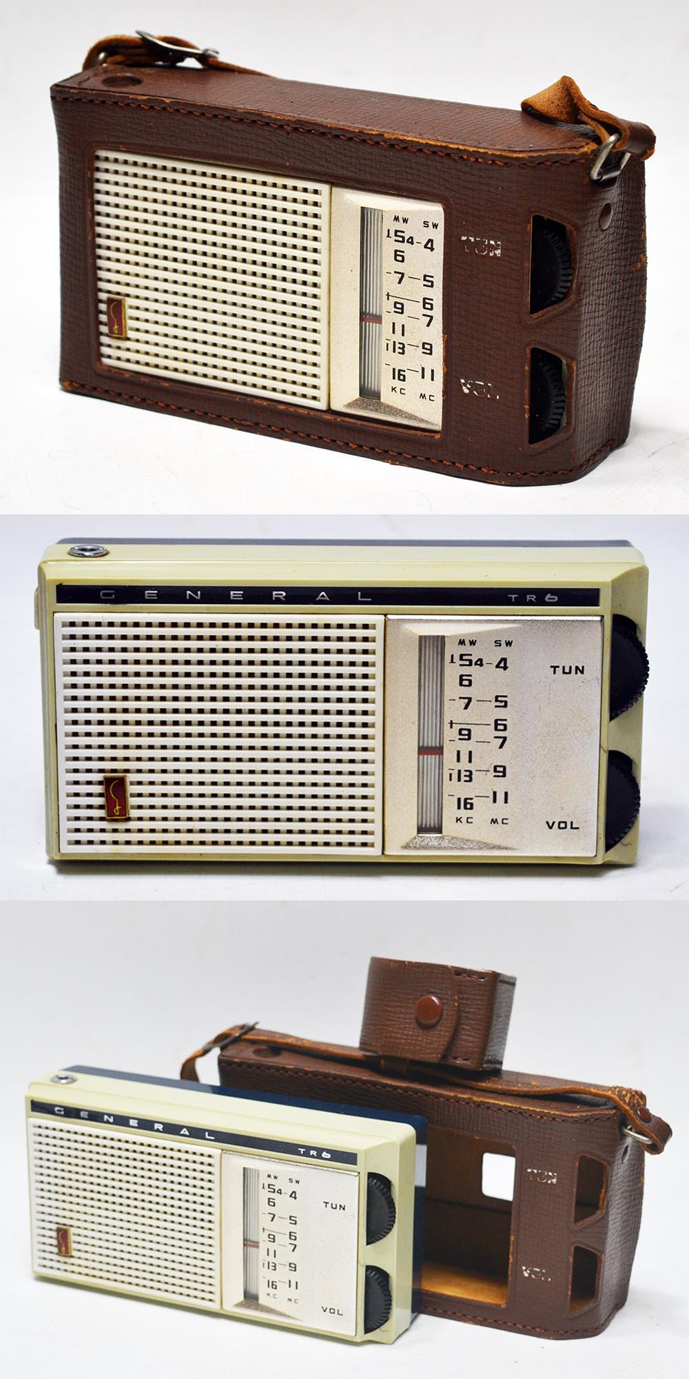 GENERAL TR6 TYPE 6GA-124 MW/SW 2BAND RADIO