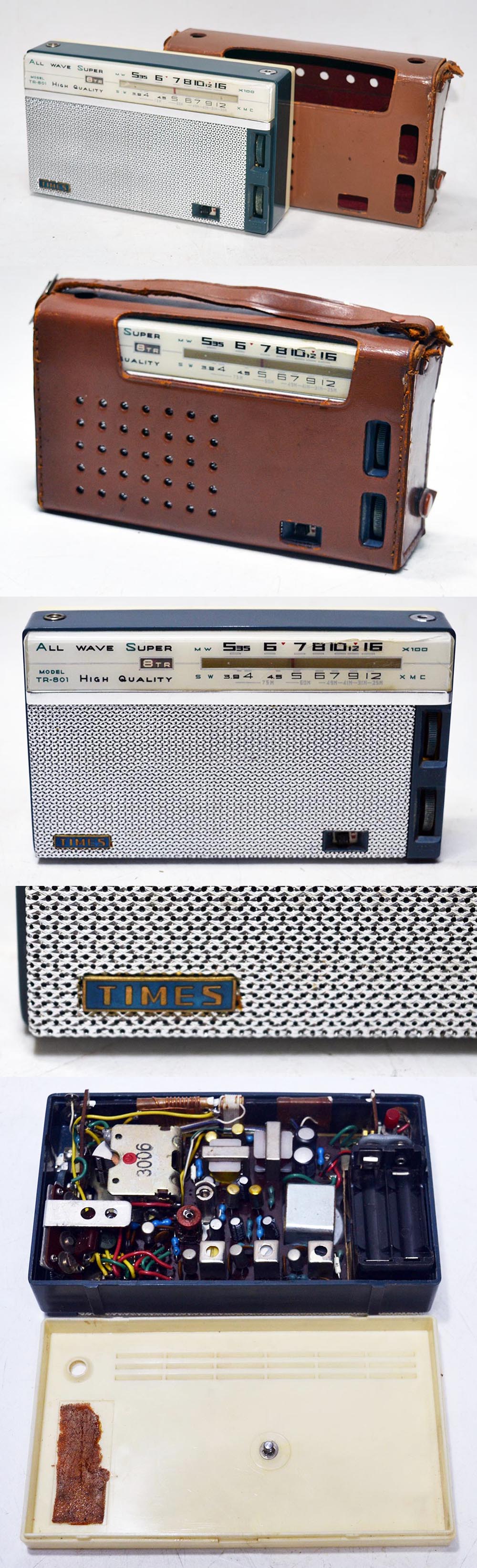 TIMES MODEL TR-801 WM/SW  2BAND RADIO