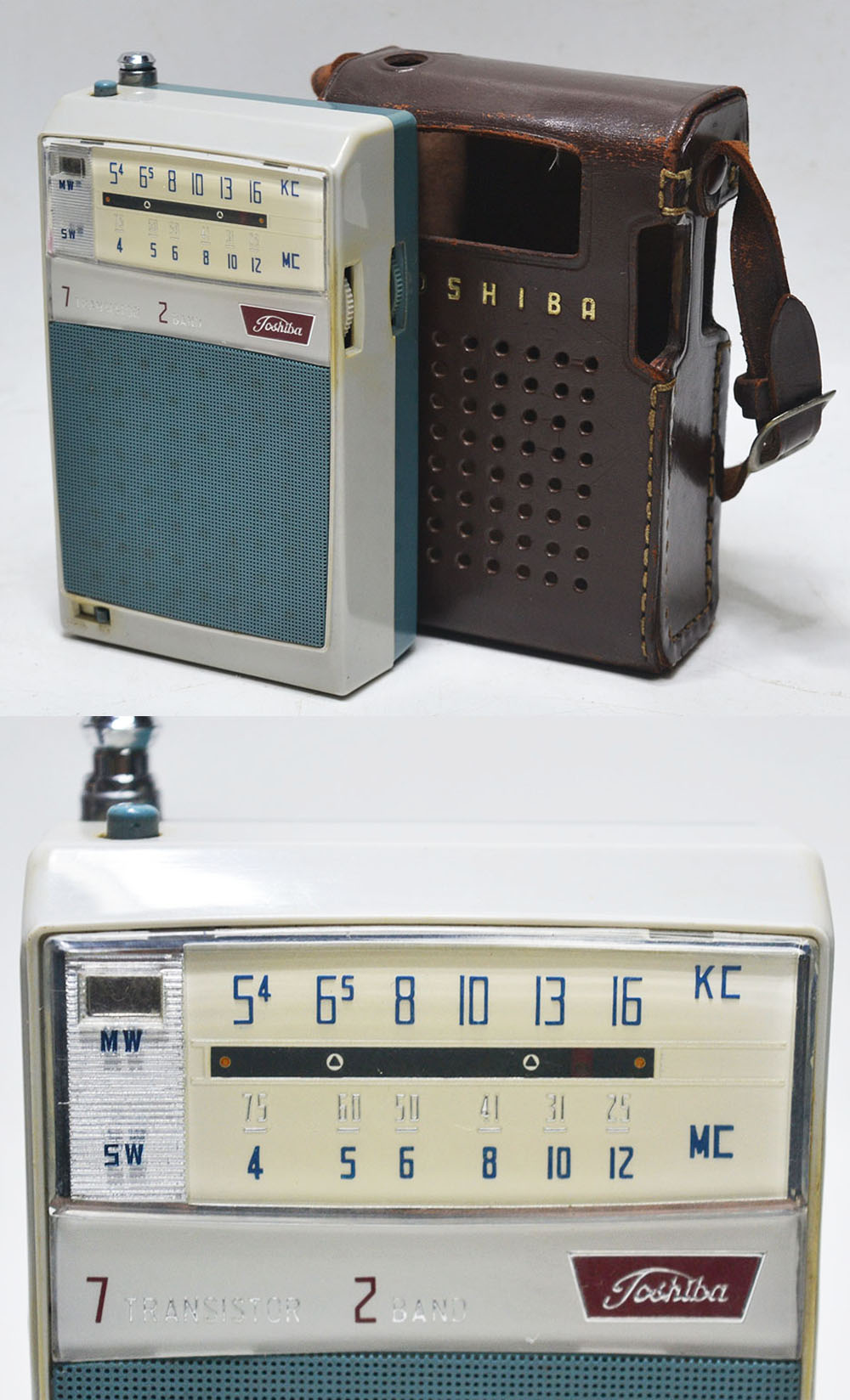 TOSHIBA MODEL 7TP-415S SW/MW 2BAND RADIO