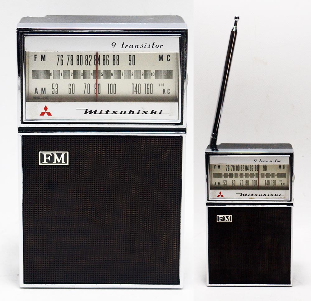MITSUBISHI MODEL FX-707 FM/AM 2BAND RADIO