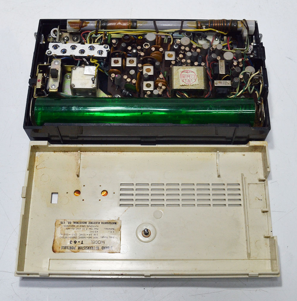 National MODEL T-63 MW/SW 2BAND RADIO