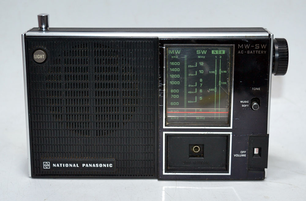 NATIONAL PANASONIC MODEL R-204 MW/SW 2BAND