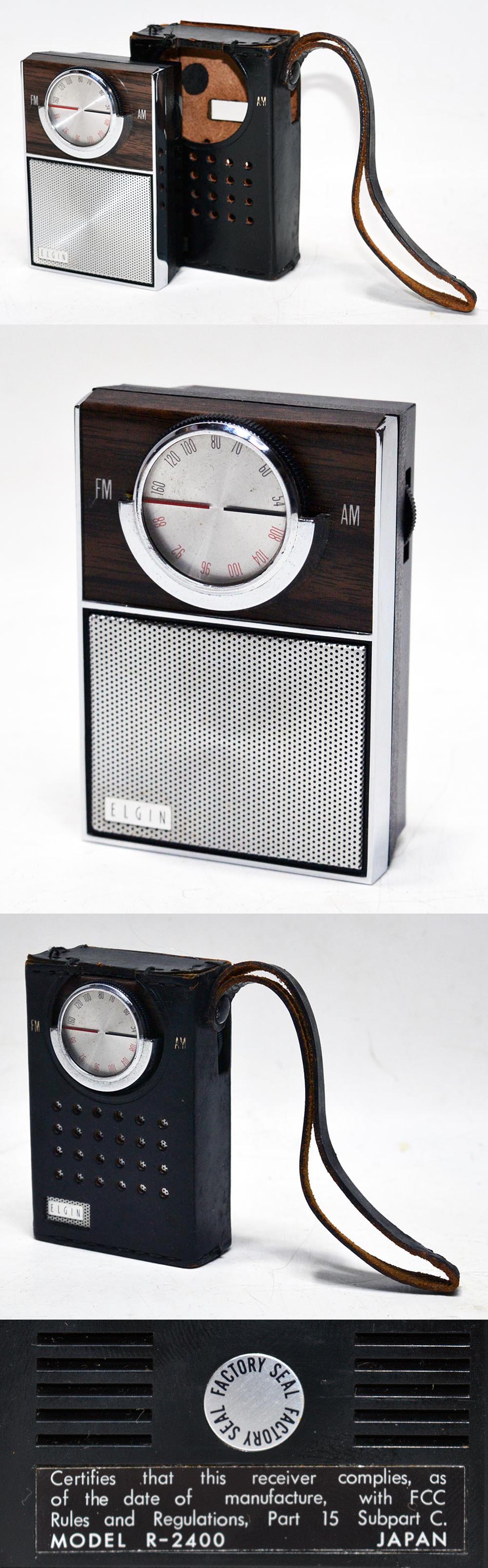 ELGIN MODEL R-2400 AM/FM 2BAND RADIO