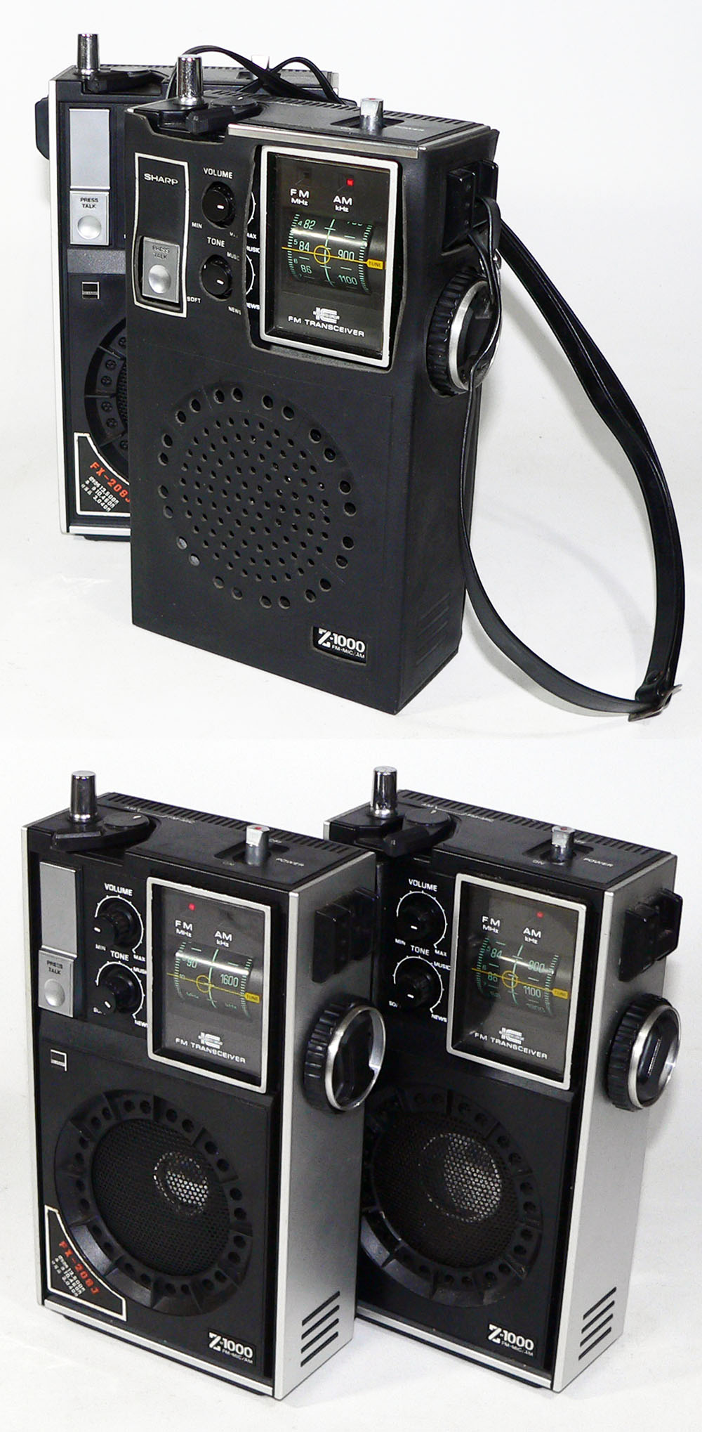 SHARP MODEL FX-208J  (Z-1000) FM/AM 2BAND RADIO(Z-1000)