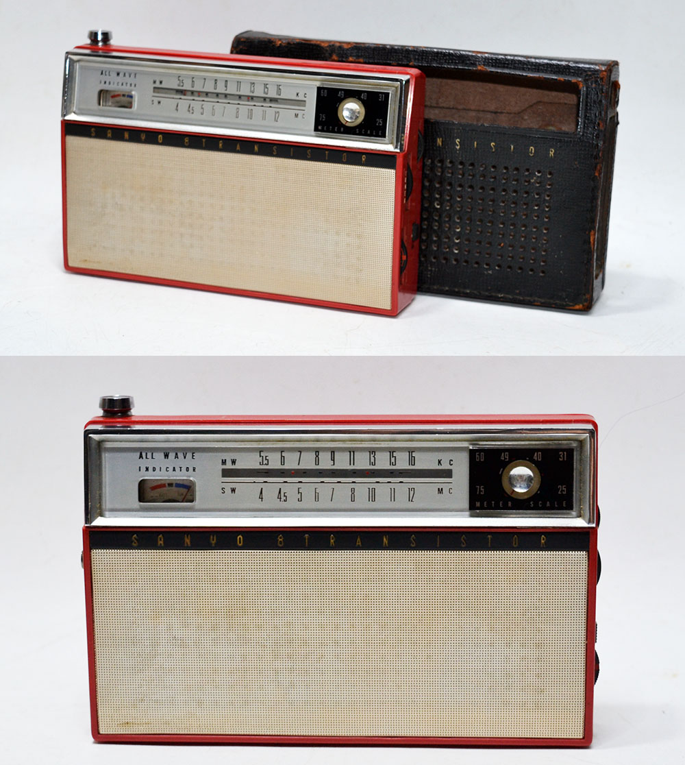 SANYO MODEL 8S-P14 MW/SW 2BAND RADIO 