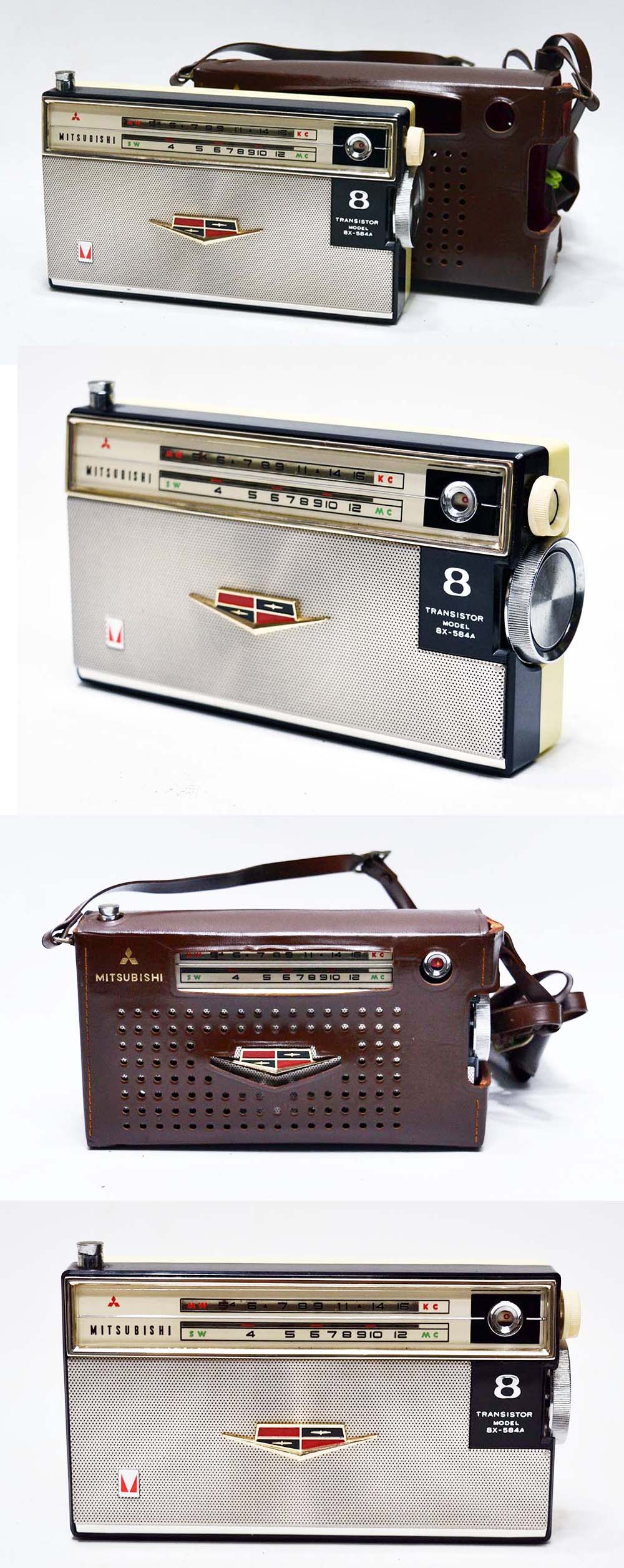 MITSUBISHI MODEL 8X-584A MW/SW 2BAND RADIO