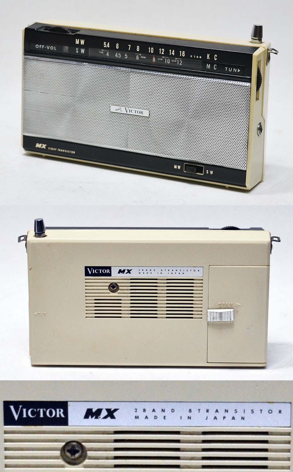 VICTOR MX MW/SW 2BAND RADIO