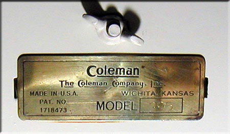 Coleman MODEL No.395 (Coleman Hot Plate)