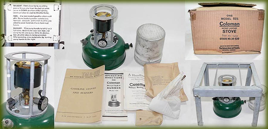 Coleman MODEL 521 STOVE