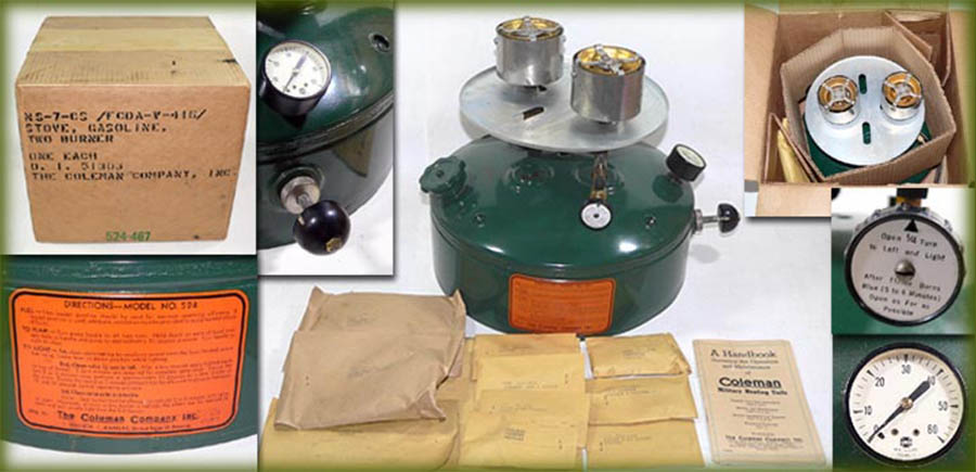 COLEMAN Model 524 GI STOVE
