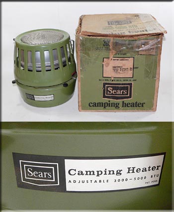 SEARS MODEL476.72247 Catalytic Heater